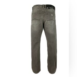Armani Exhange Men's J16 Distressed Grunge Straight Fit Gray Jeans Size 30 NWT